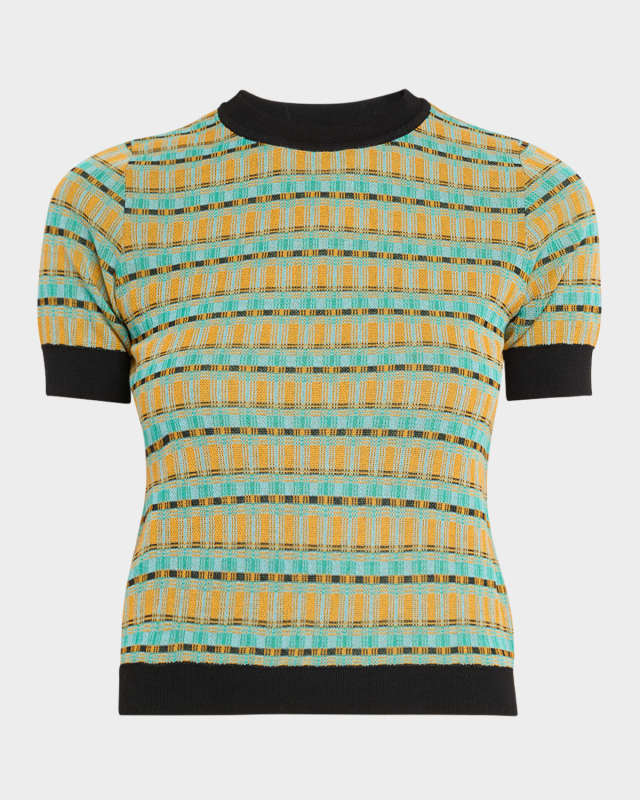 Leo Abstract Short Sleeve Sweat